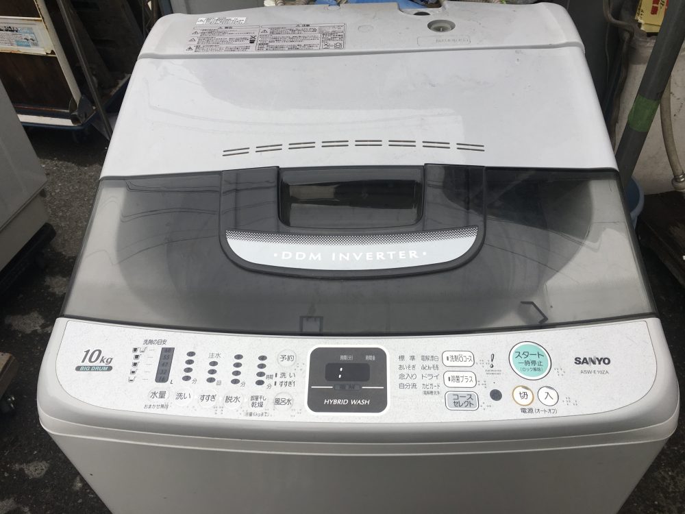 サンヨービックドラム10kg洗濯機（ASW-E10ZA）分解と掃除の方法｜修理 ...